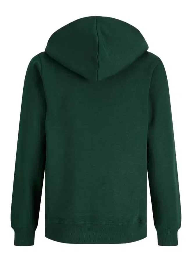 Свитшот с принтом Youth graphic box Jack & Jones Junior, зеленый — фото 2