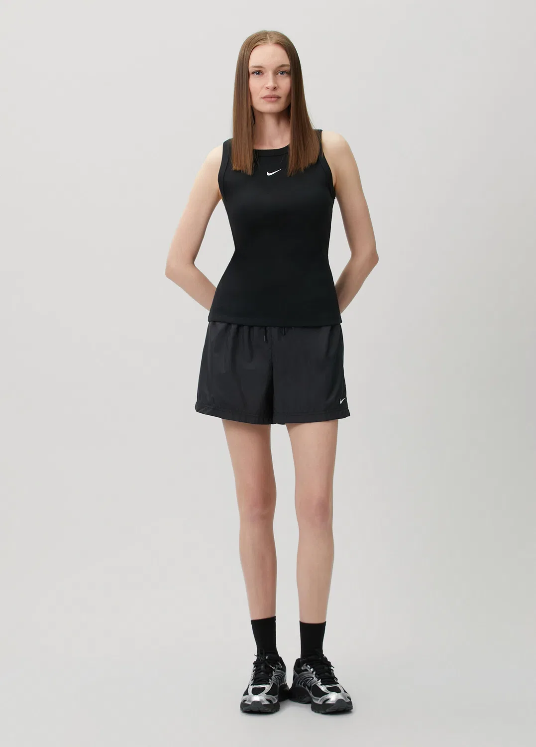 Шорты спортивные Nike Classic Wovens, black-grey