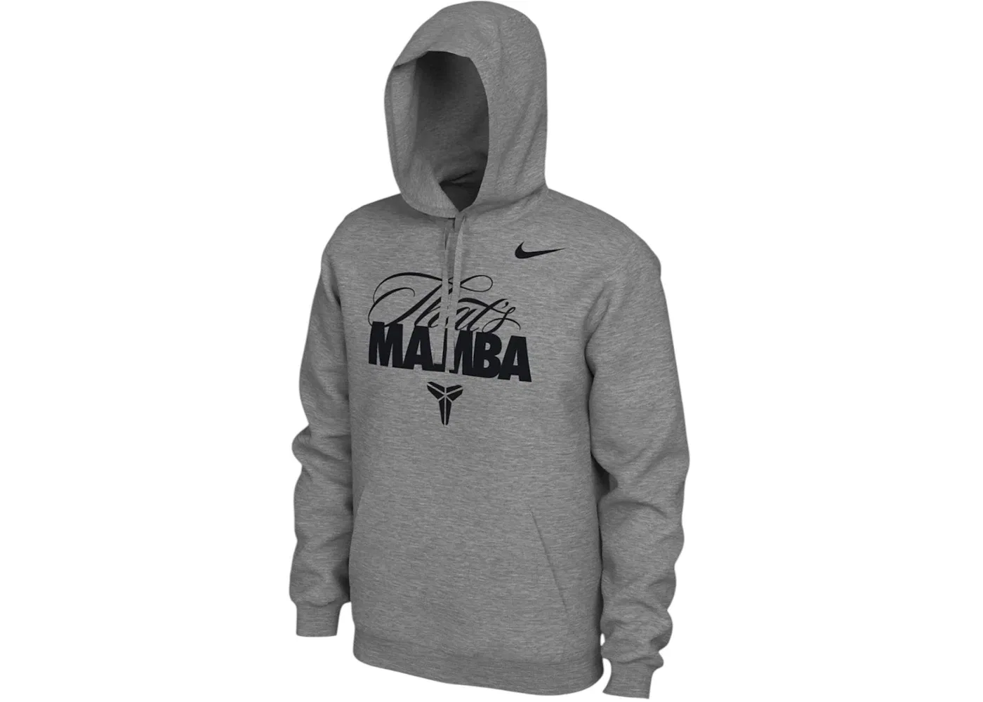 Мужская худи Nike Kobe Bryant Mamba Hoodie, Dark Grey Heather