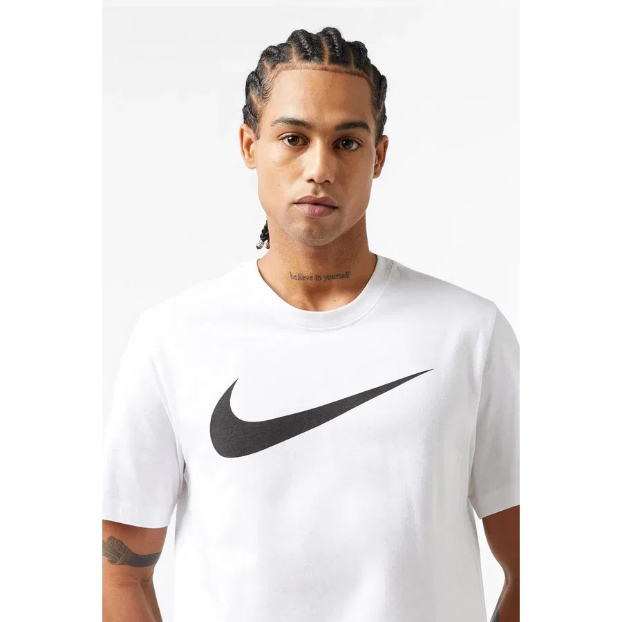 Футболка с коротким рукавом Nike M Nsw Tee Icon Swoosh, Белый — фото 3