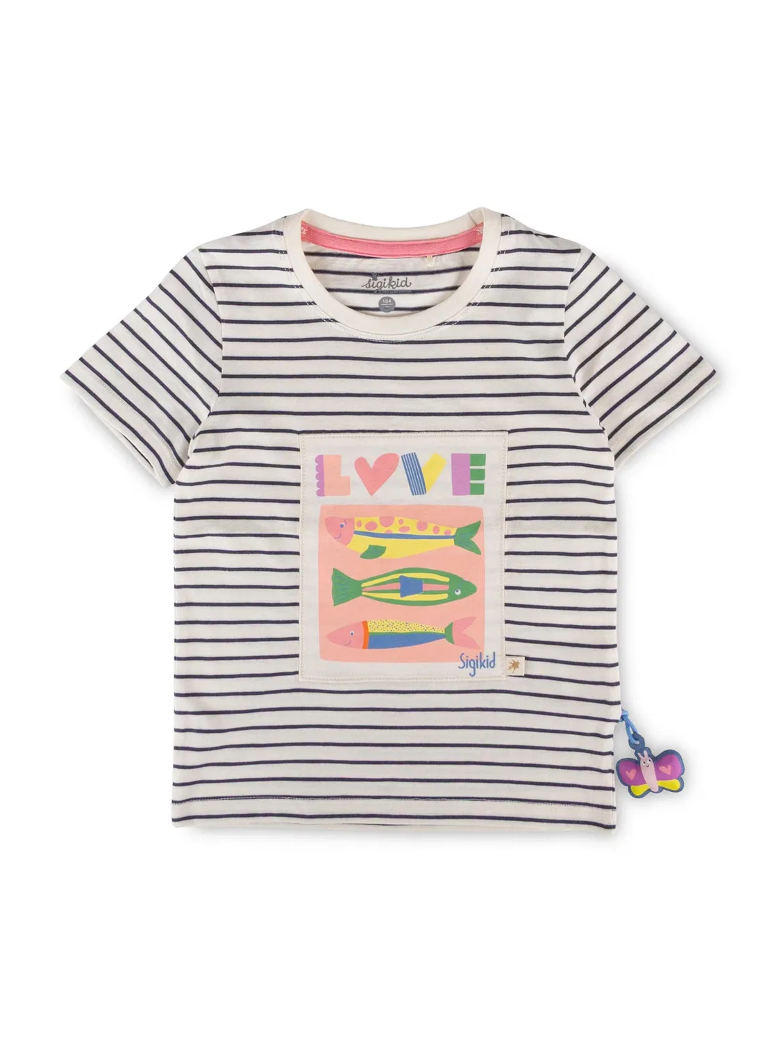 Футболка Sigikid T-Shirt Summer Vibes белого цвета