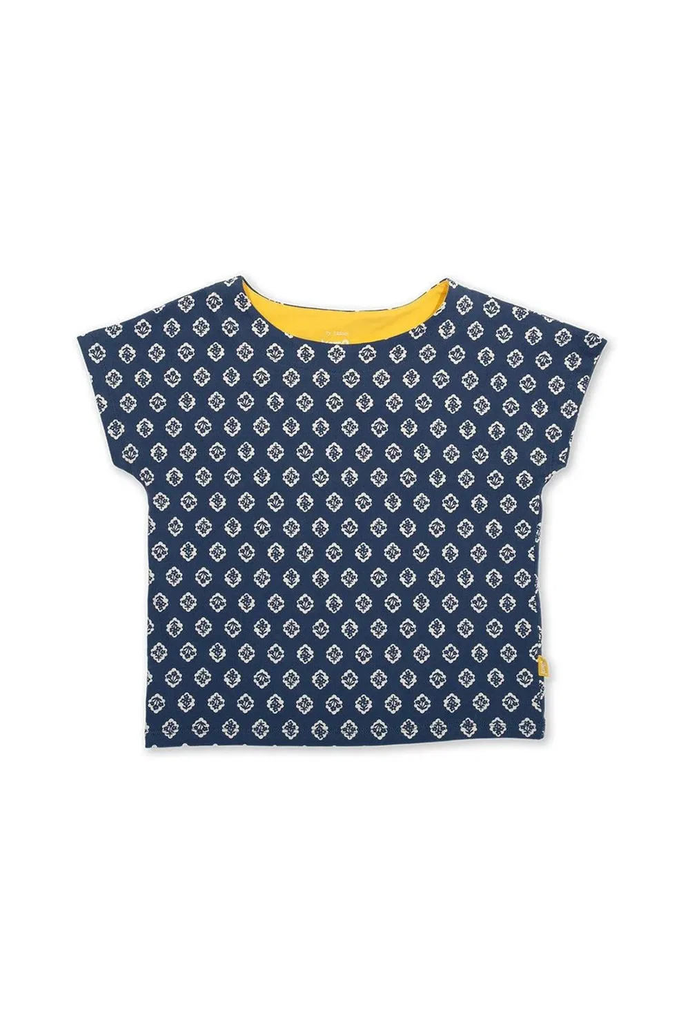 Футболка с принтом Fleur Kite, Navy