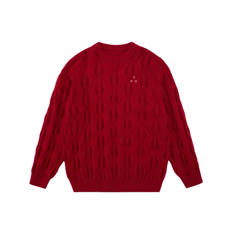 Детский свитер с круглым вырезом FPA, Red