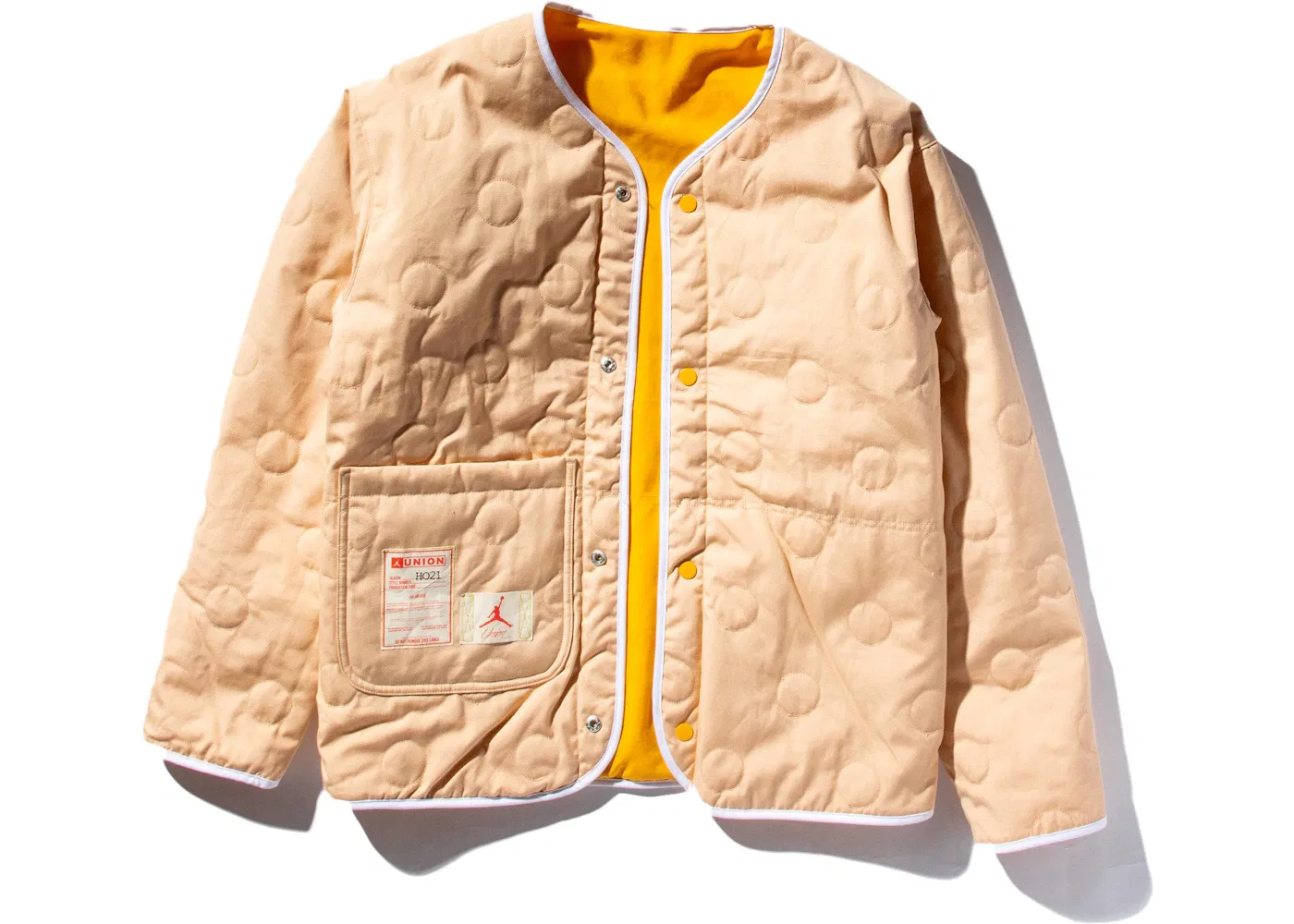 Мужская куртка с принтом Jordan Jacket, Sport Gold/White Onyx