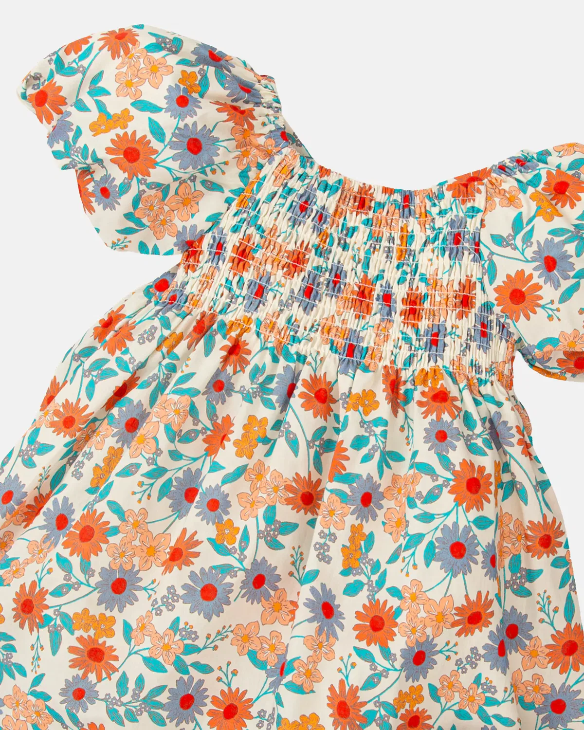 Детское платье для девочек с коротким рукавом Tutto Piccolo, Multicolor — фото 2