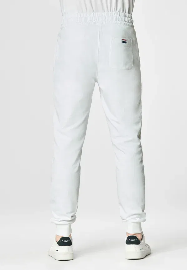 Брюки хлопковые Tracksuit bottoms U.S. Polo Assn., белый — фото 3