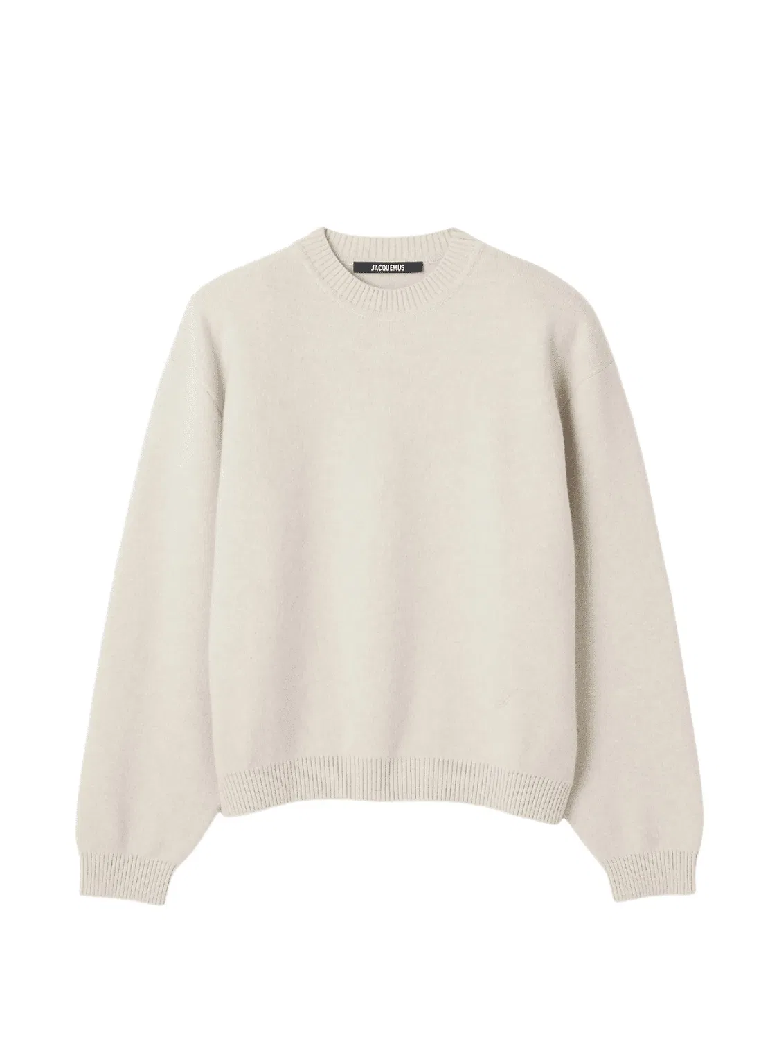 Джемпер с круглым вырезом бежевый Jacquemus, нейтральные