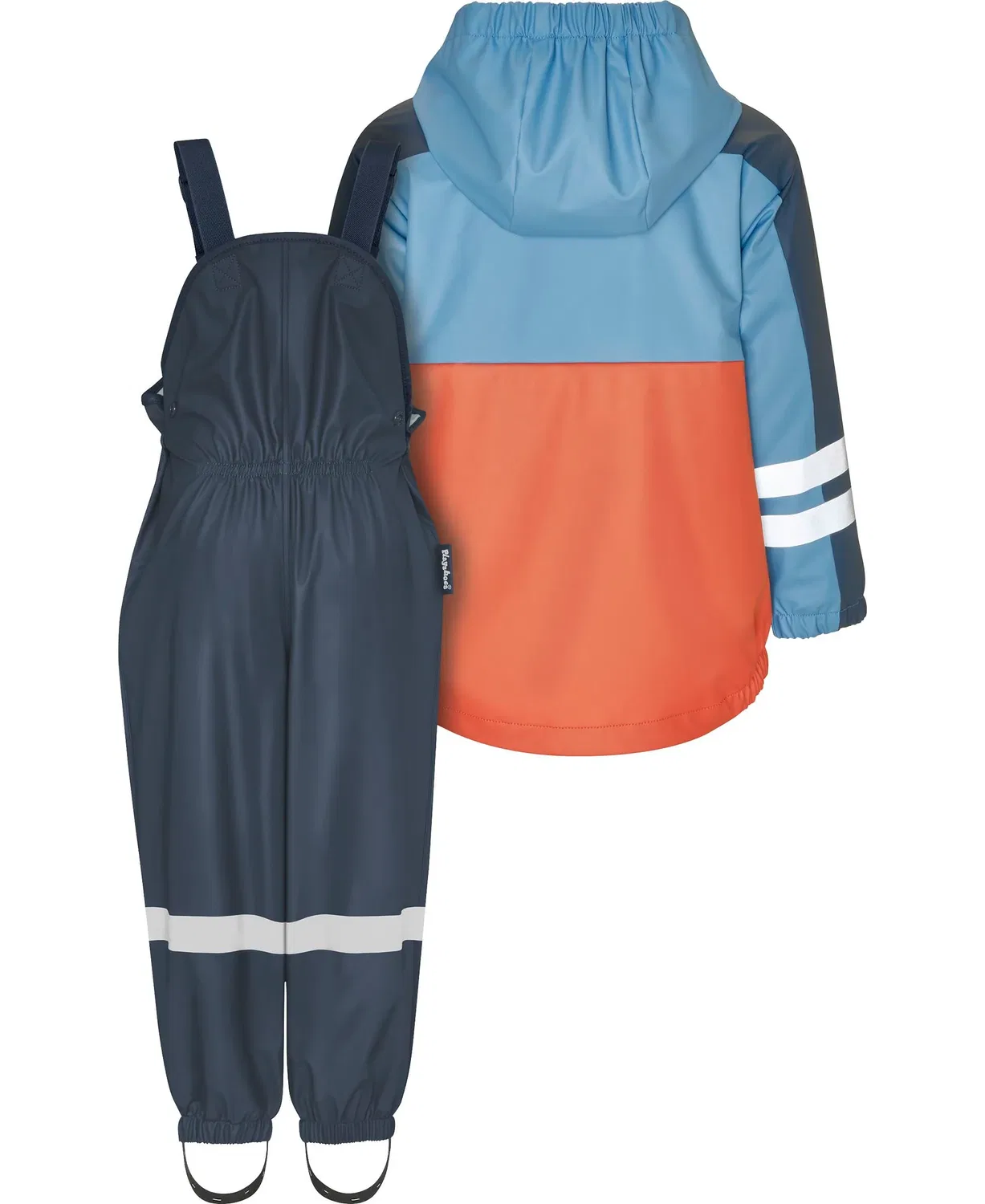 Комплект дождевик 3-в-1 с курткой и штанами Playshoes, синий — фото 2