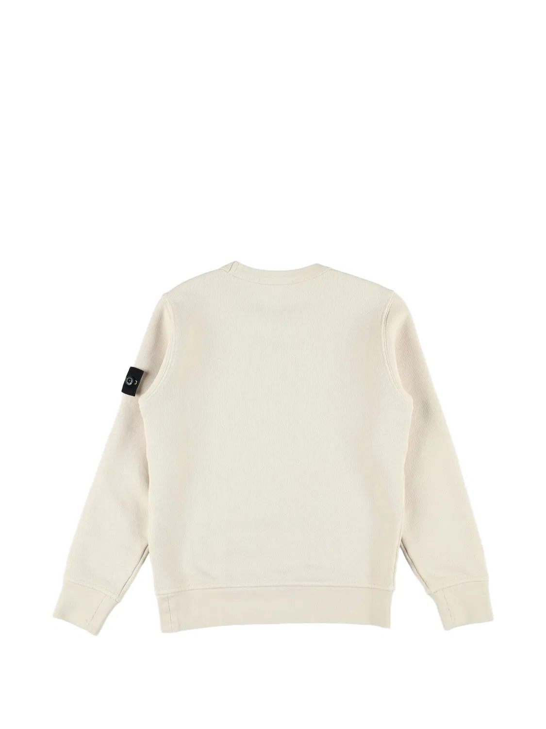 Свитер с нашивкой логотипа Stone Island Junior, нейтральные цвета — фото 2