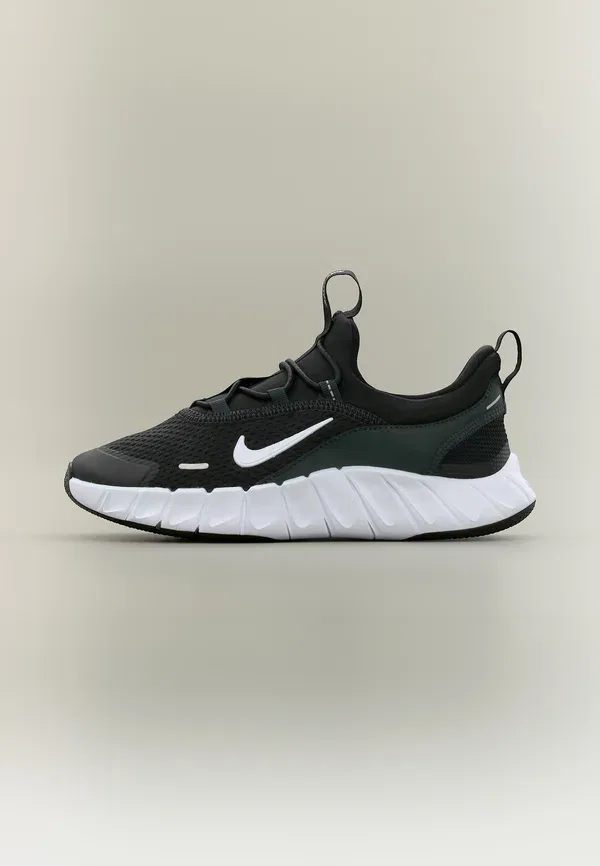 Кроссовки беговые Free ride unisex Nike Performance, Black/White/Anthracite, белый/черный