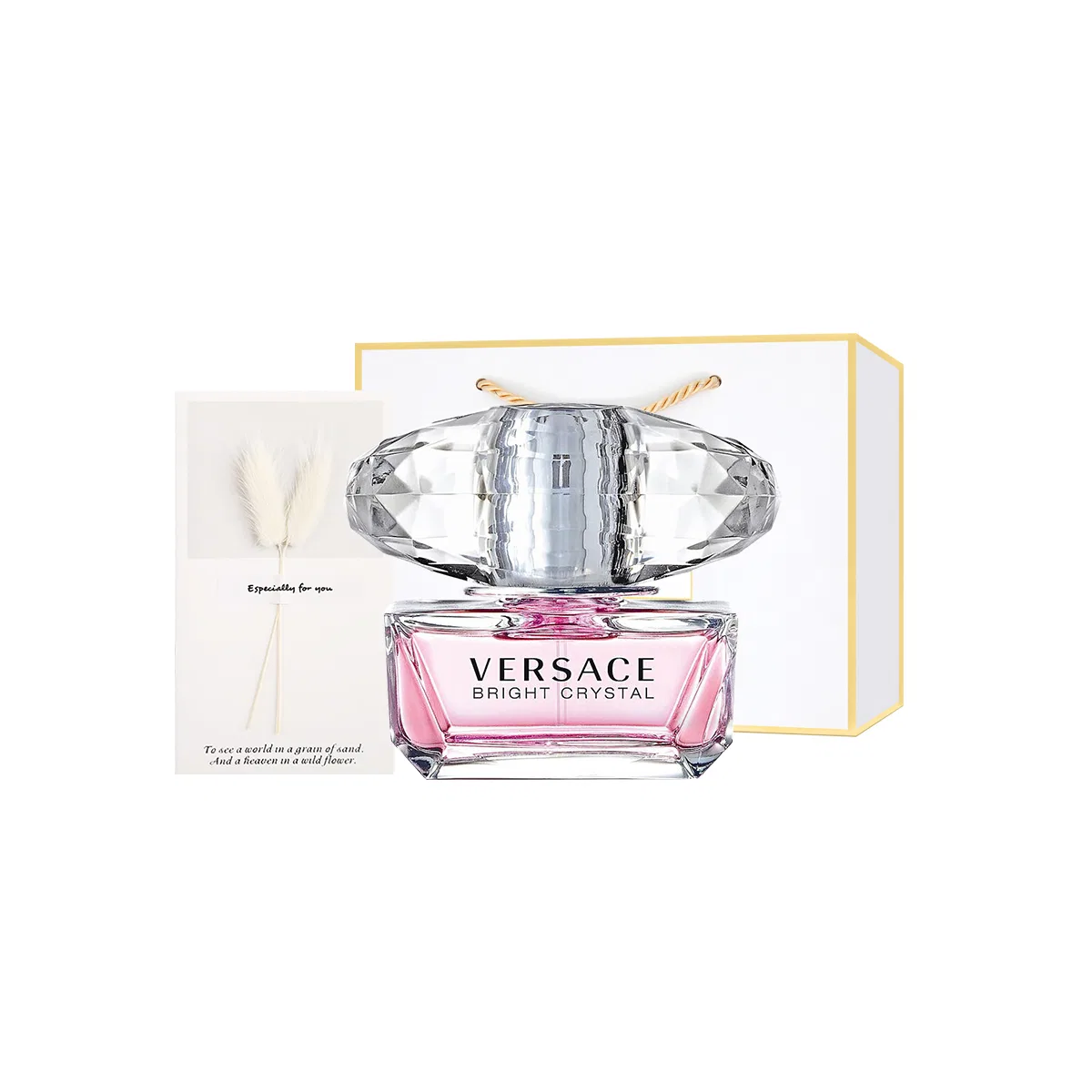 Женский набор парфюмерии VERSACE Crystal Diamond, 50 мл, Pink Diamond, VERSACE, Multicolor