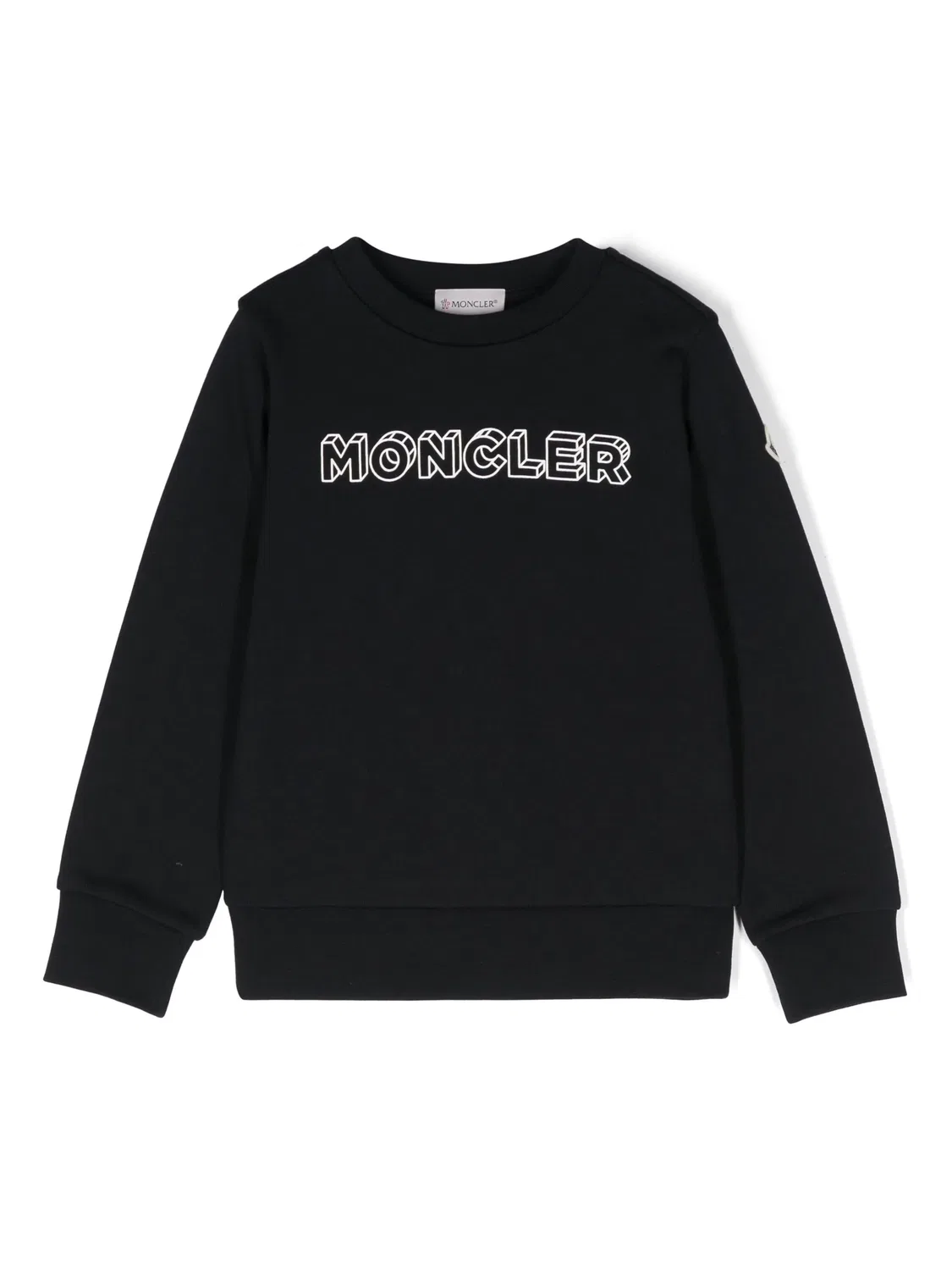 Толстовка с логотипом Moncler, темно-синий