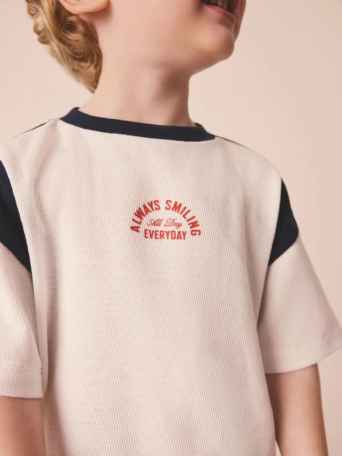 Комплект футболка и шорты, спортивный Next, Navy/White Sporty — фото 3