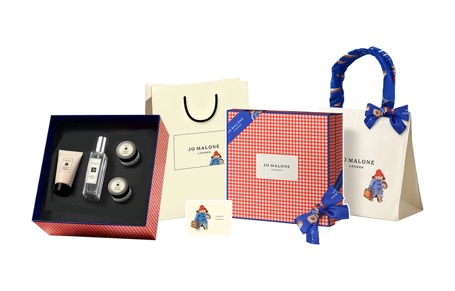 Женский набор ароматов Bluebell Perfume 30ml+Shower Gel 30ml+Moisturizing Cream 15ml*2, Jo Malone London, Blue Wind Chime