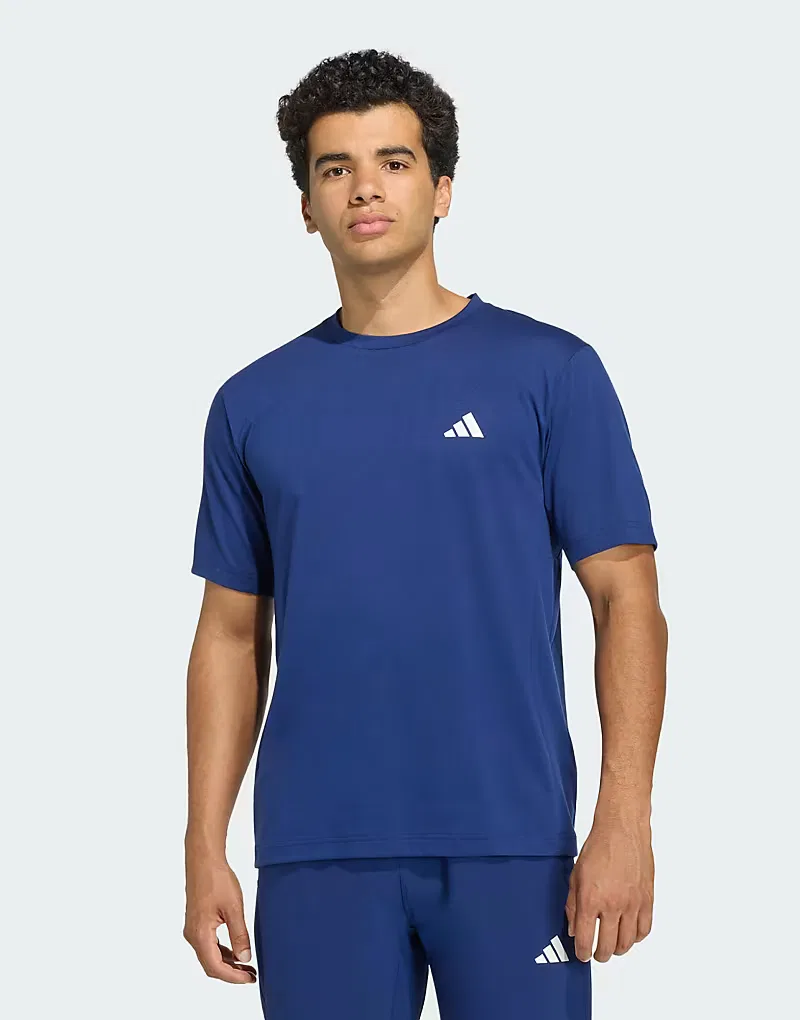 Футболка Adidas performance Workout essentials feelready, темно-синий