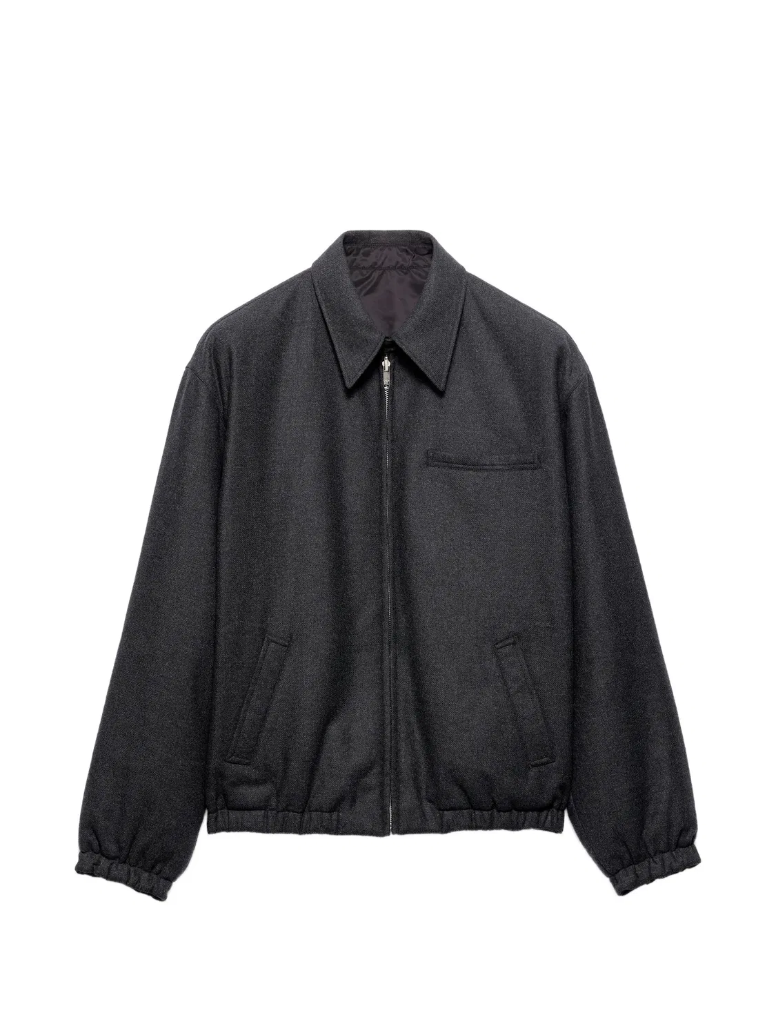 Prada Блузон Re-Wool серый