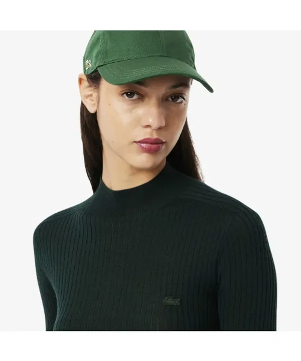 Свитер вязаный Lacoste AF4189-55N YZP, меринос, темно-синий — фото 2