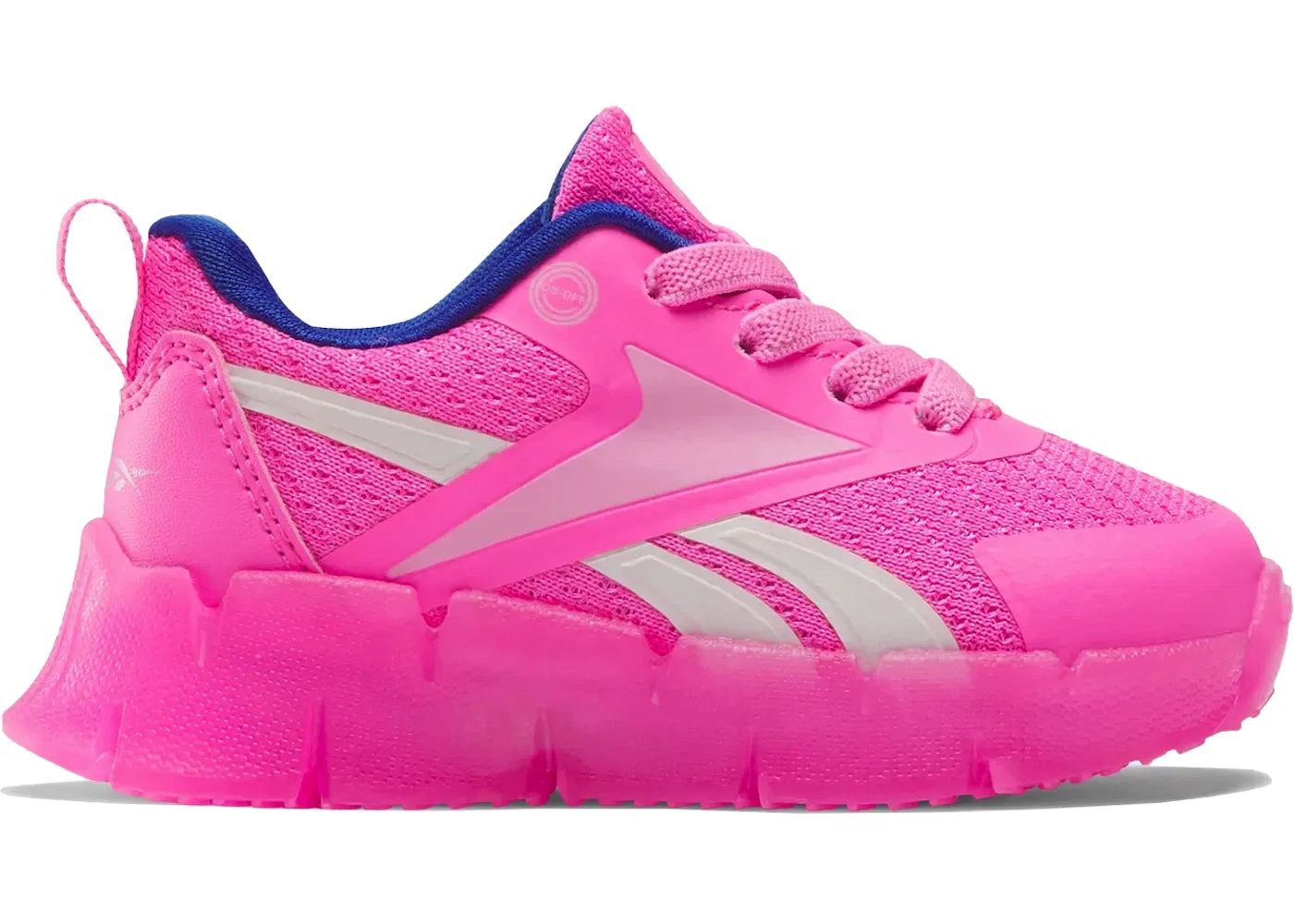 Детские кроссовки для девочек с подсветкой Reebok Zig N' Glow, Pink Paradise Pink Paradise Astro Rose