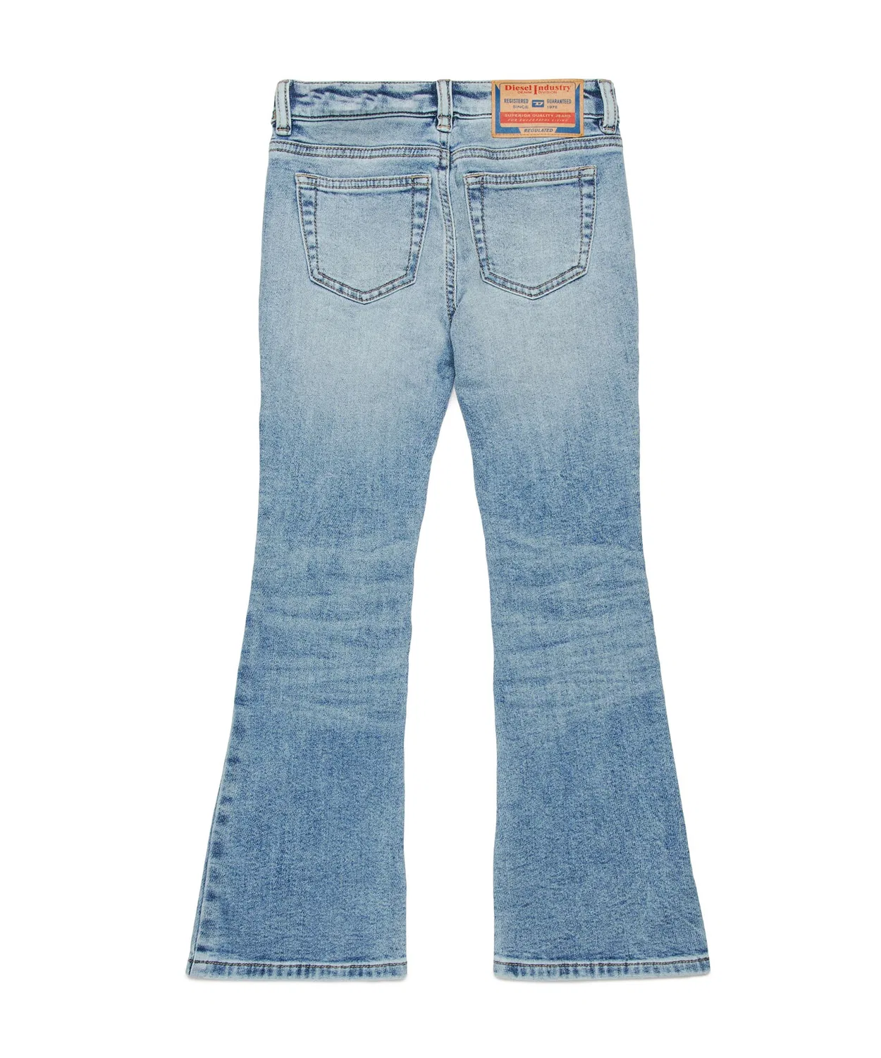 Детские джинсы с флеймом DIESEL KIDS, Indigo Blue — фото 2