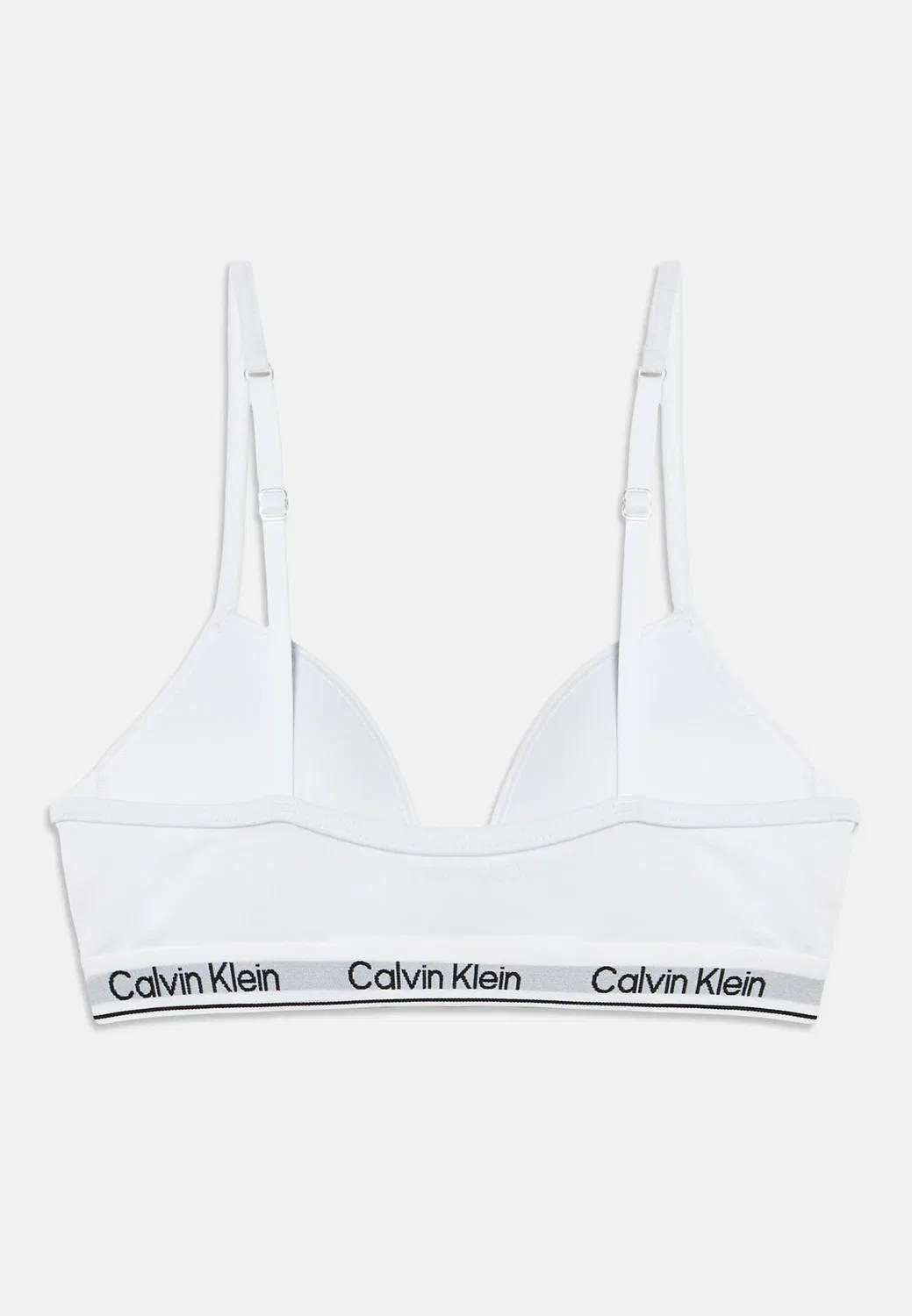 2 упаковки - треугольный бюстгальтер Calvin Klein Underwear, Black/Bright White — фото 2