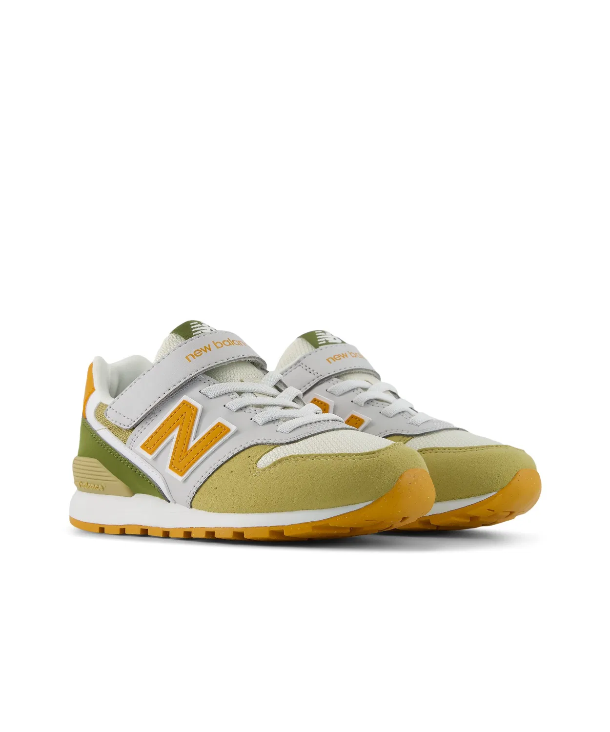 Детские кроссовки с банджи-шнуровкой 996 v3 New Balance, Beige — фото 2