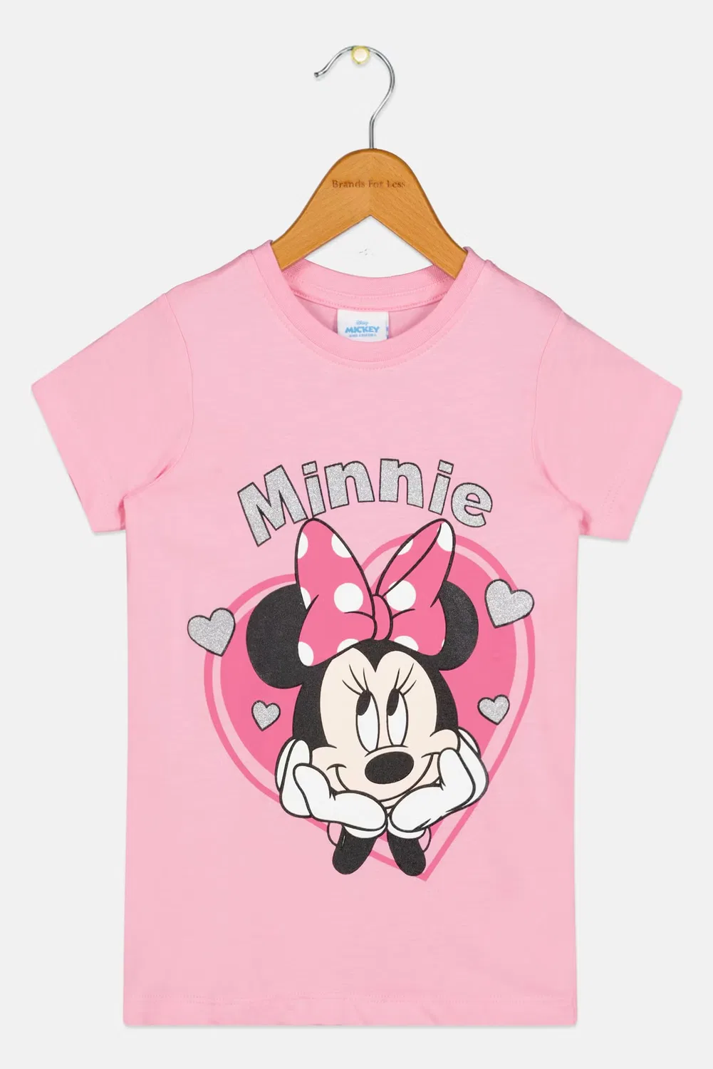 Футболка с принтом Mickey and Friends Disney, розовый — фото 2