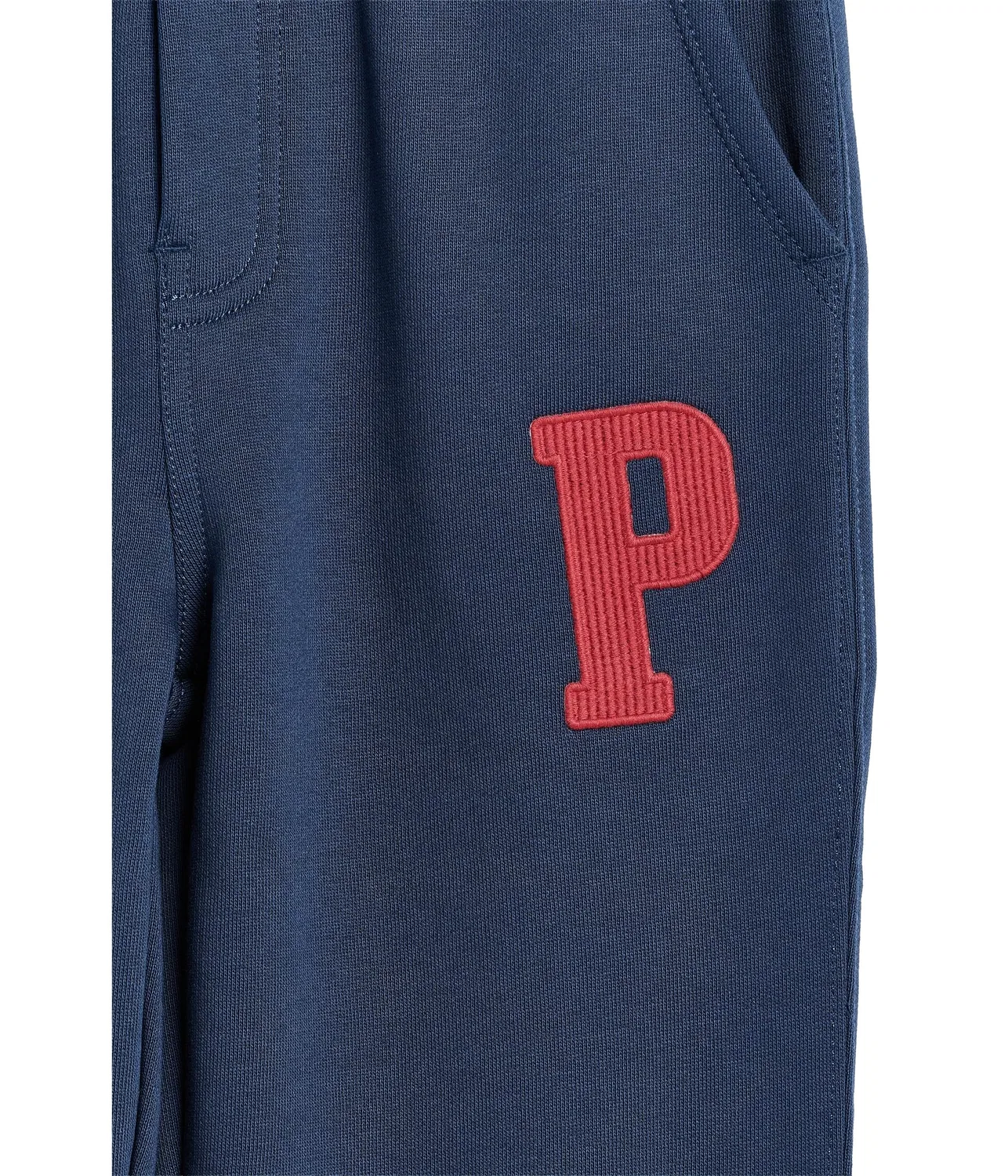 Спортивные брюки из флиса с буквенным рисунком (для детей постарше) Polo Ralph Lauren Kids, Rustic Navy — фото 3