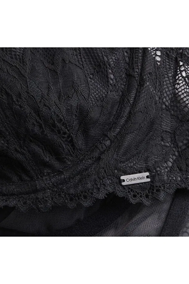 Женский бюстгальтер с вышивкой Calvin Klein, Ub1 Black — фото 2