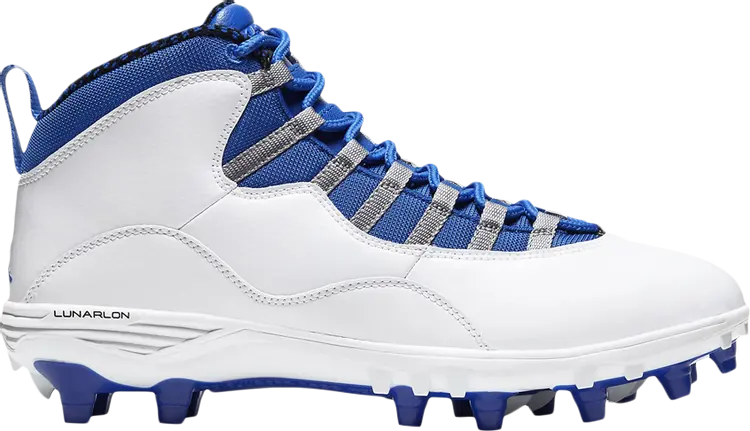 

Бутсы Jordan 10 TD Mid White Game Royal, белый