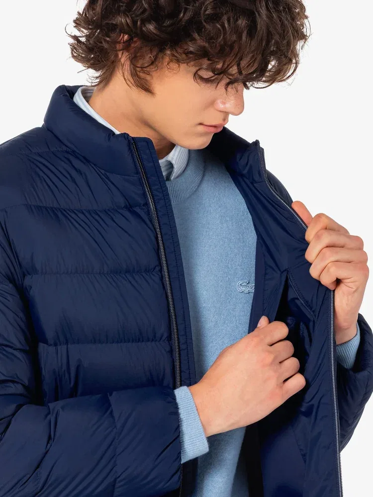 Пуховик Ultra Light Down LACOSTE, Navy — фото 4