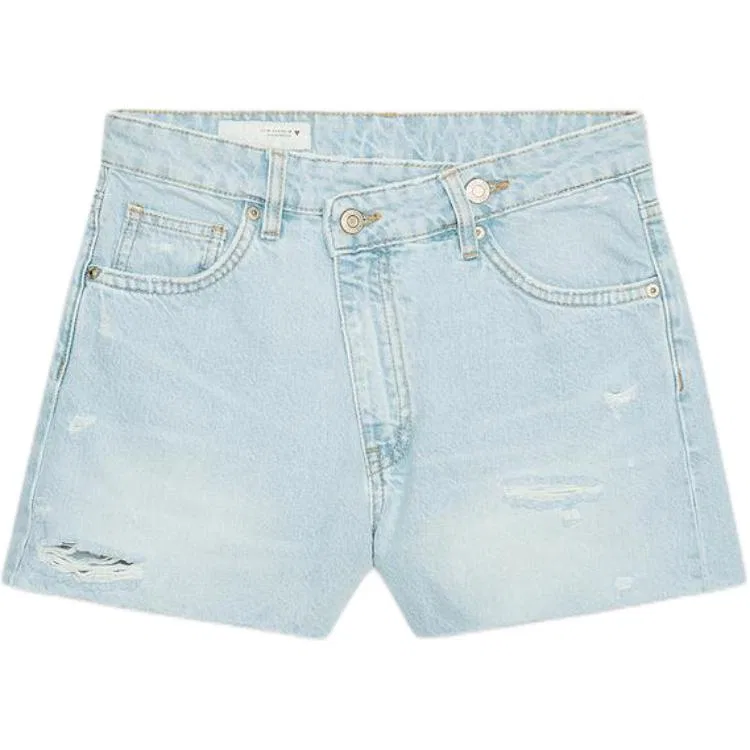 Женские джинсовые шорты Light Blue ZARA