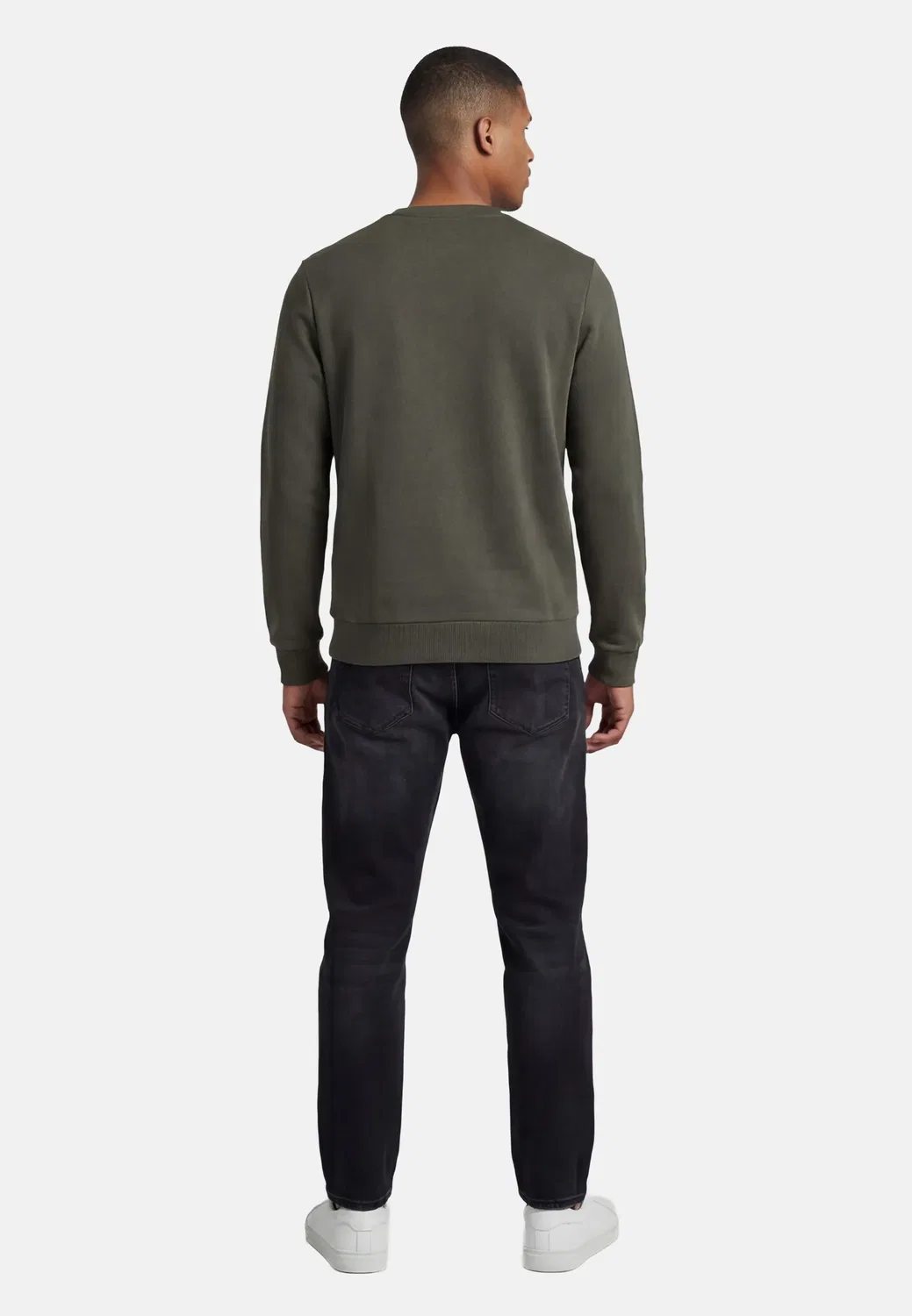 Мужской пуловер с круглым вырезом U.S. Polo Assn., Dark Olive — фото 4