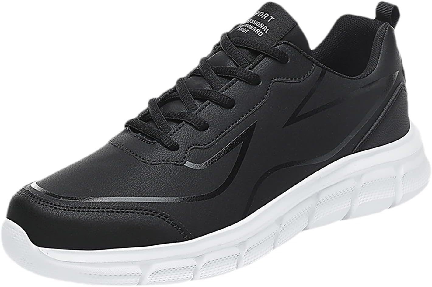 

Мужские слипоны для улицы, водонепроницаемые туристические кроссовки, повседневная спортивная обувь на шнуровке, однотонные беговые, дышащие и мягкие Generic, белый