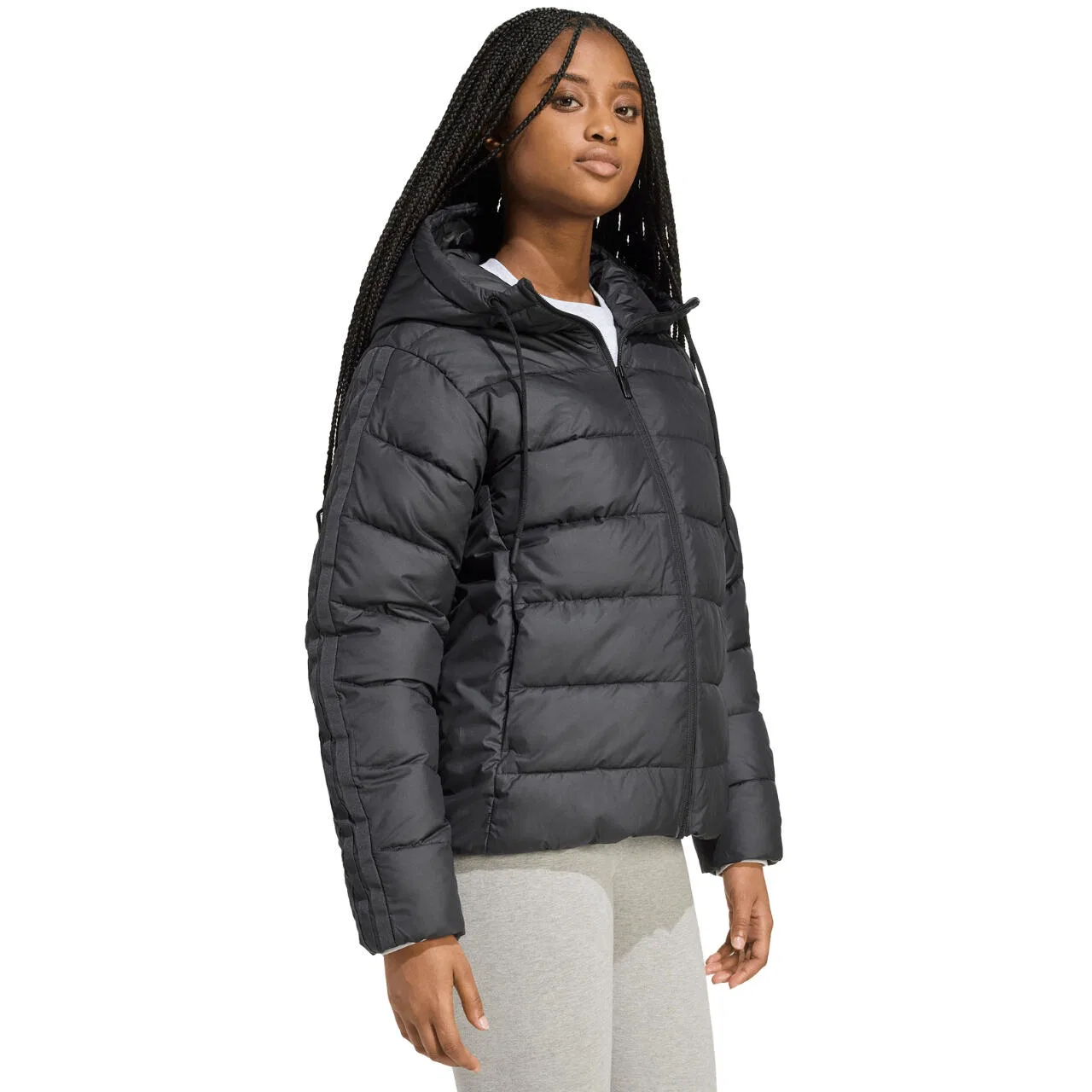 Женская куртка с утеплителем Climawarm Adidas, Schwarz — фото 4