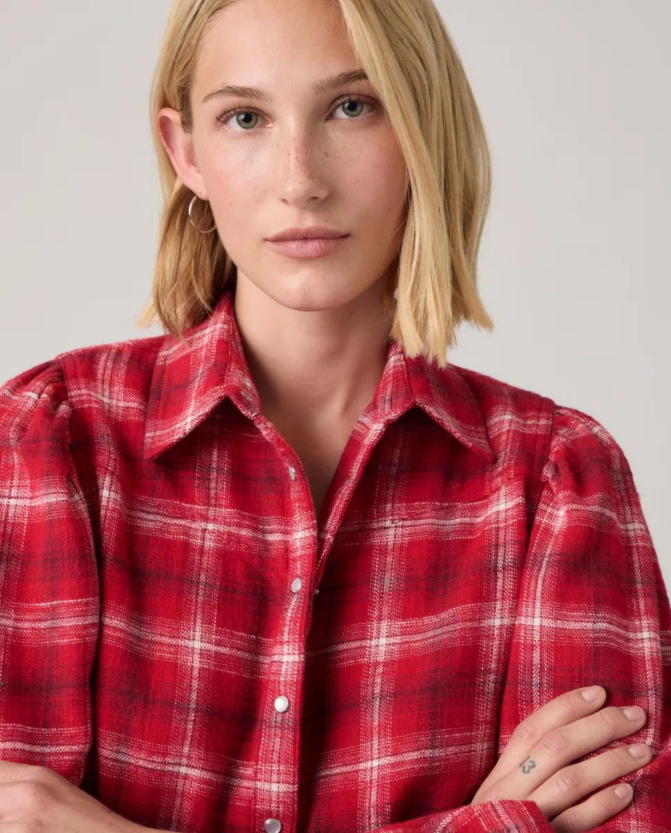 Женская рубашка с длинным рукавом, Levi's, мультиколор — фото 3