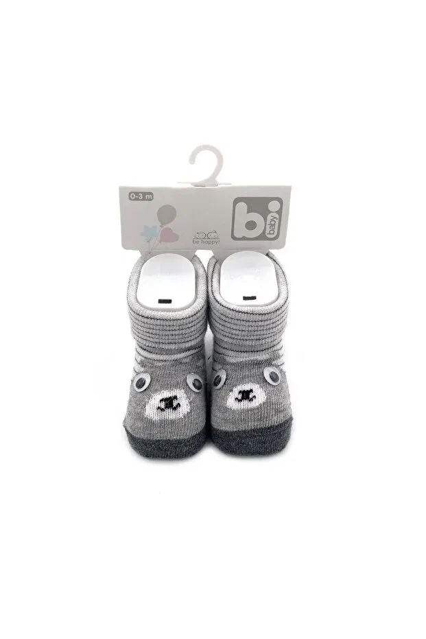 Детские носки для новорожденных с животными Bibaby, Gri