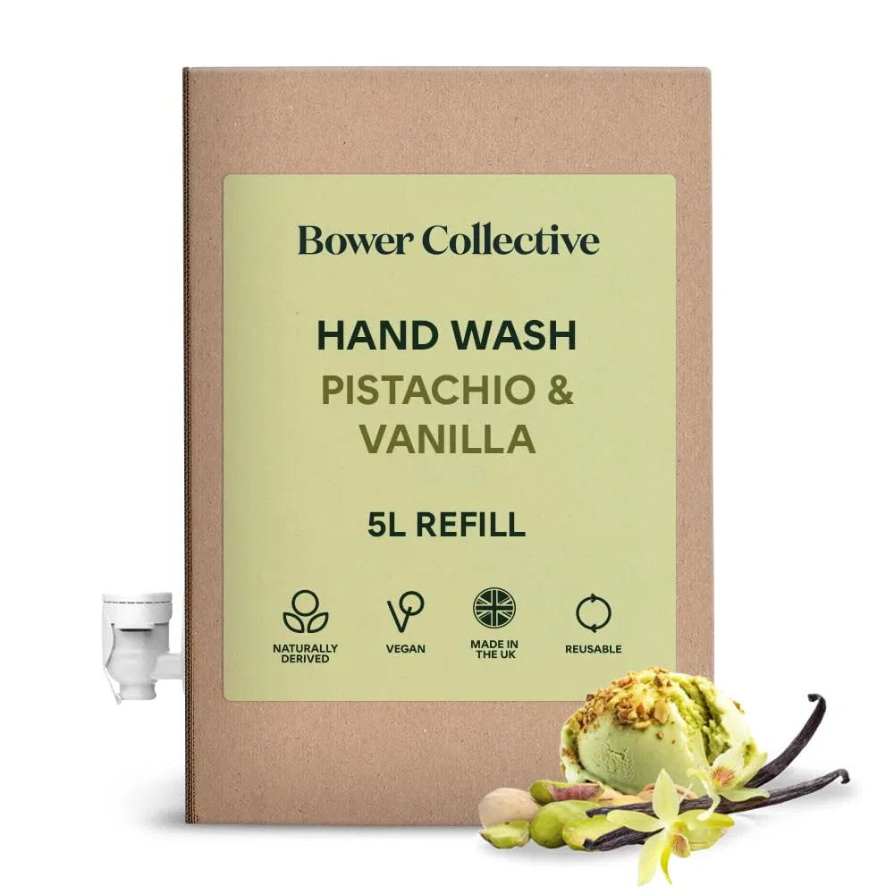 Жидкое мыло для рук, Pistachio & Vanilla, Bower Collective, 5 л
