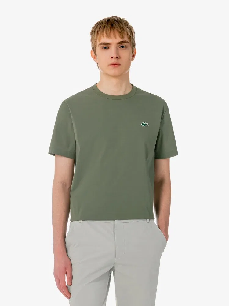 Футболка с коротким рукавом функциональная LACOSTE, Khaki — фото 4