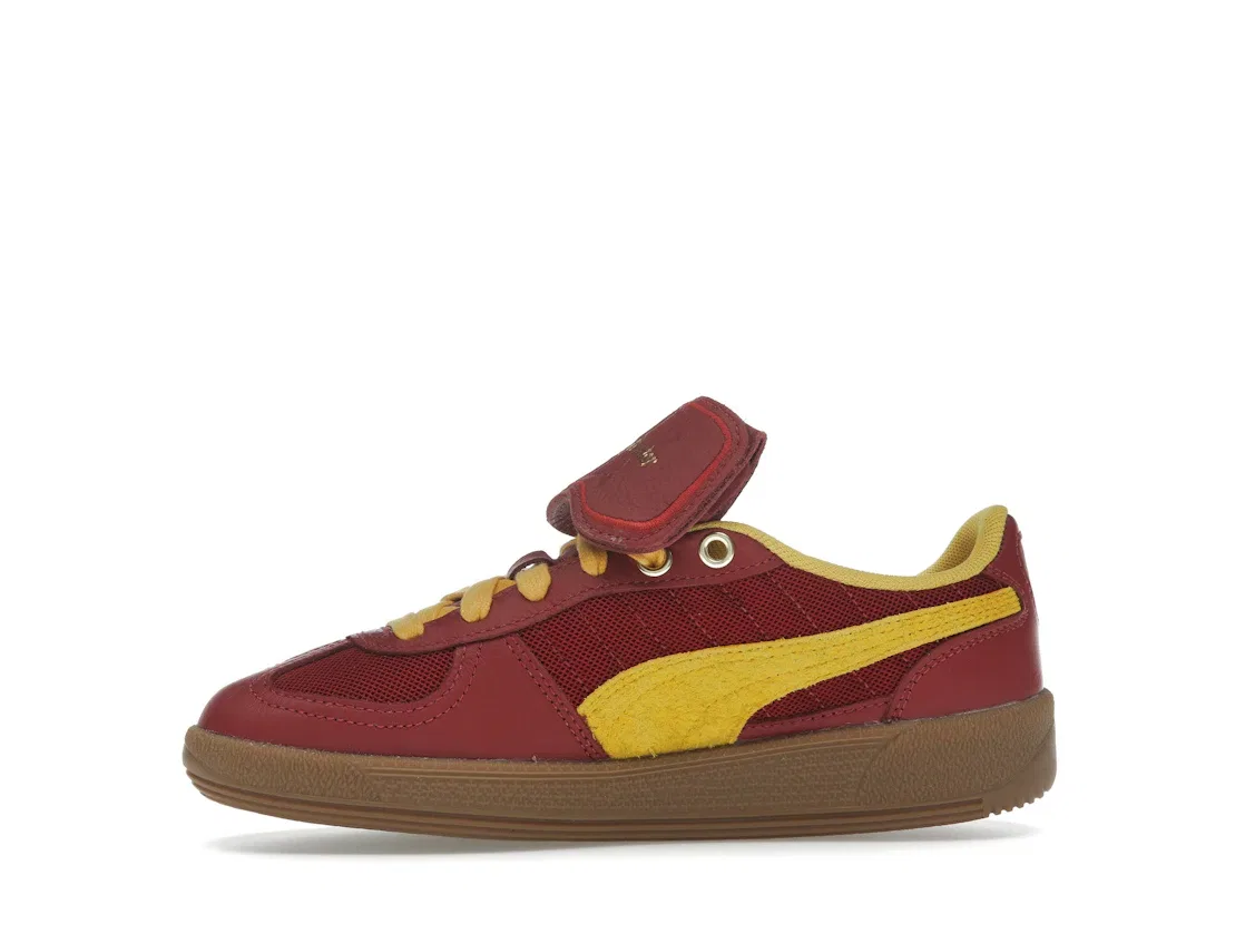 Детские кроссовки Lifestyle с принтом Puma Palermo Puma, Dark Crimson Yellow — фото 3