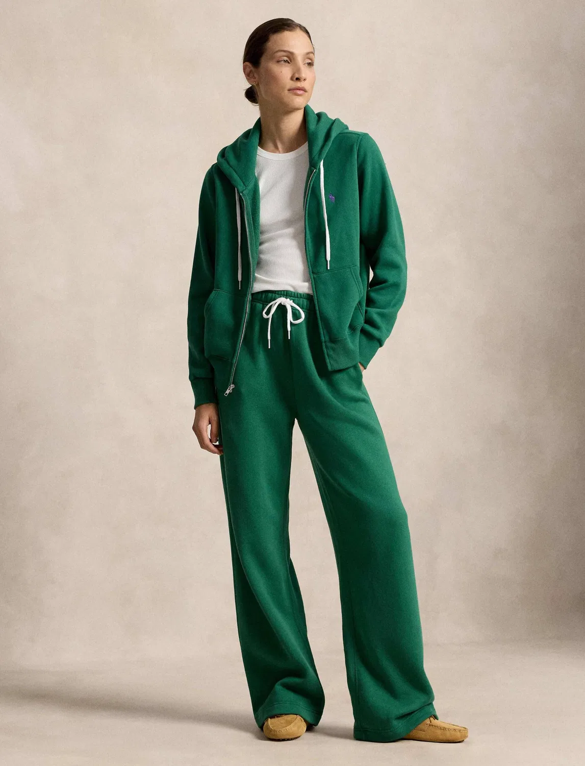 Спортивные брюки свободного кроя Polo Ralph Lauren, Verde — фото 2