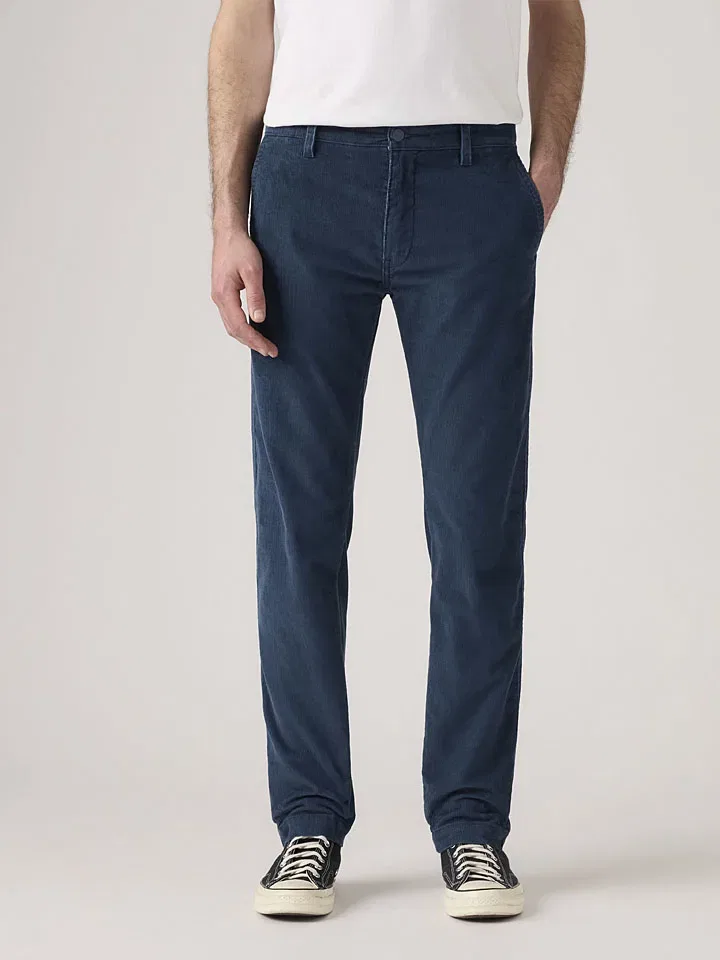 Мужские зауженные брюки Levi's, Dark Blue — фото 4