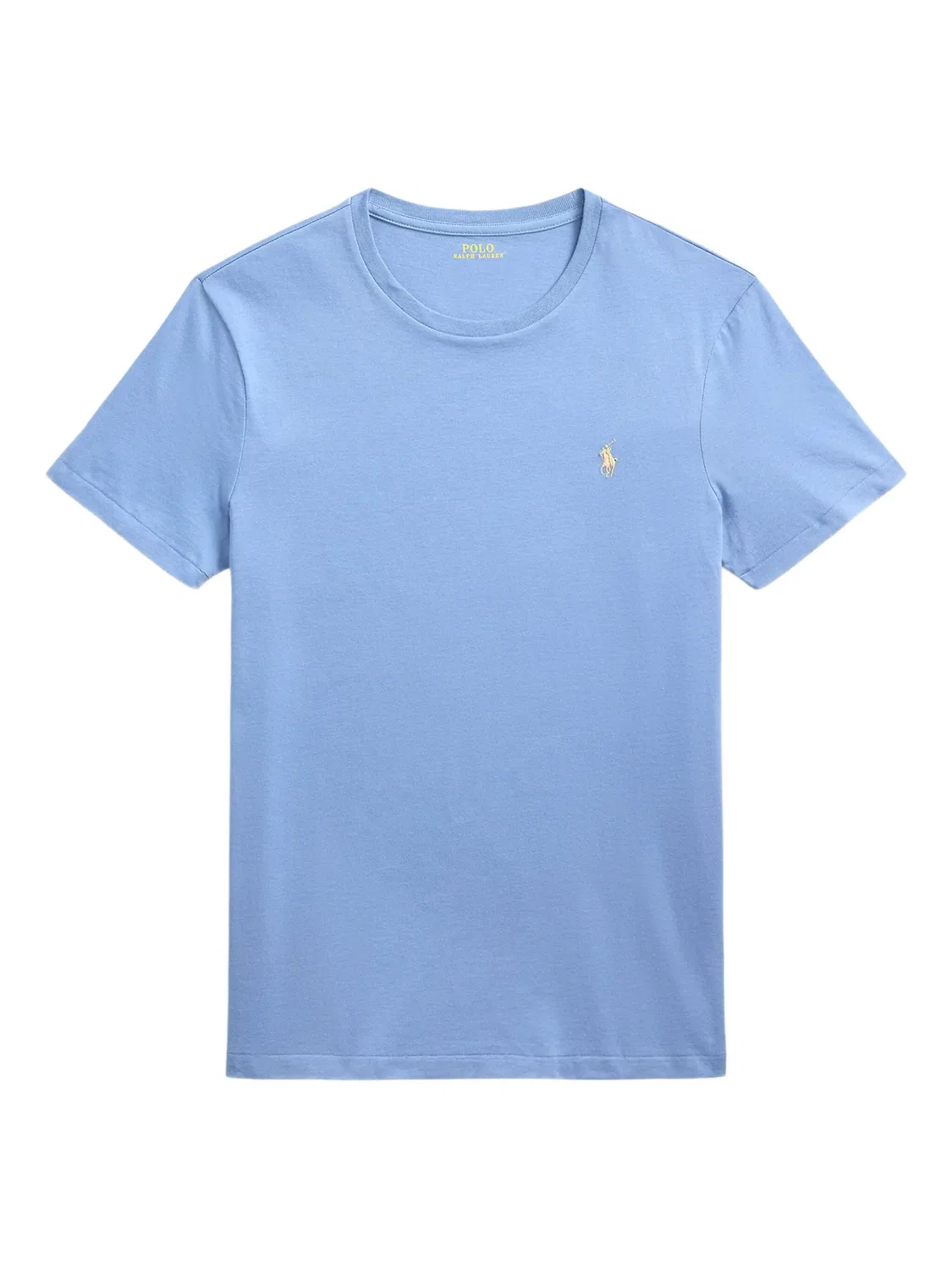 Вышитая футболка с круглым вырезом Polo Ralph Lauren, синий