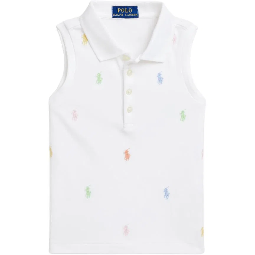 Детское поло с коротким рукавом Polo Pony Standard Polo Ralph Lauren, White