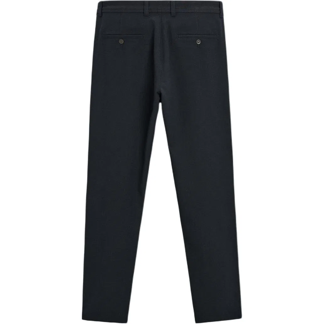 Мужские классические брюки ZARA, Темно-синие — фото 3