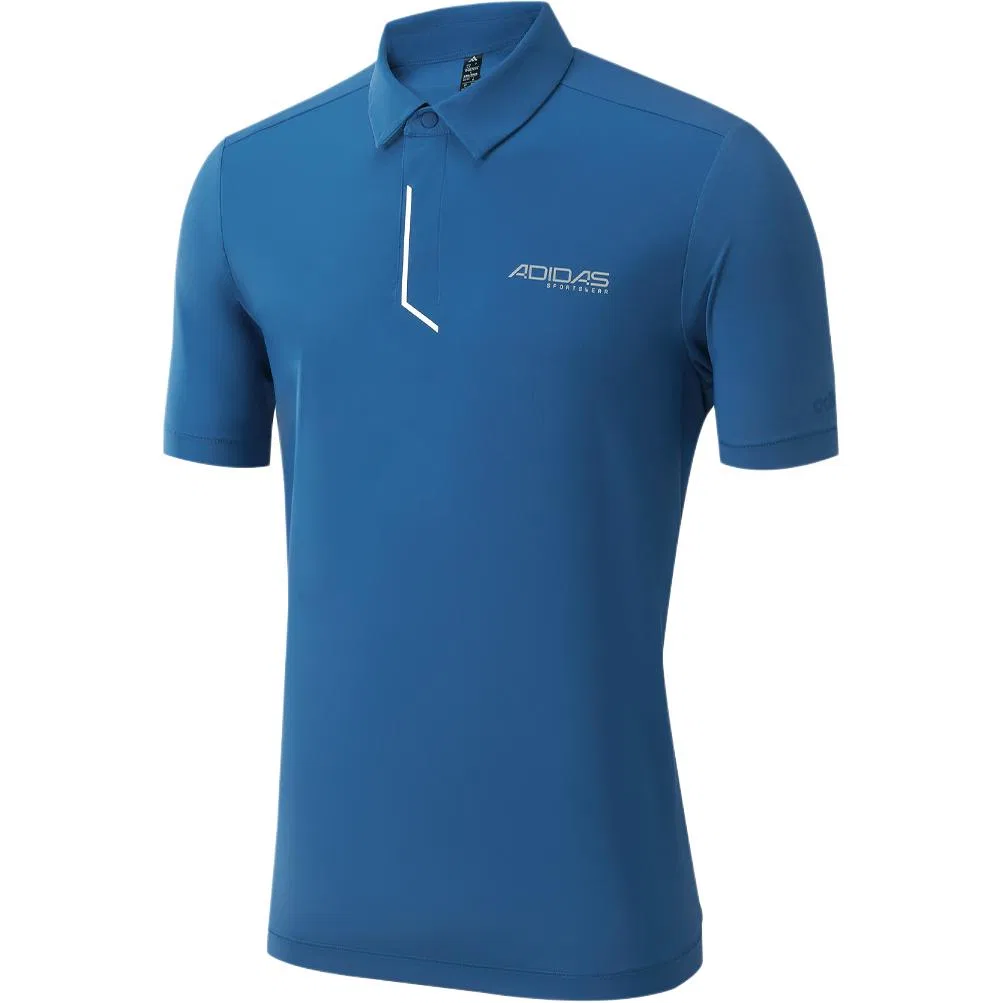 Мужское поло с коротким рукавом Adidas, Blue