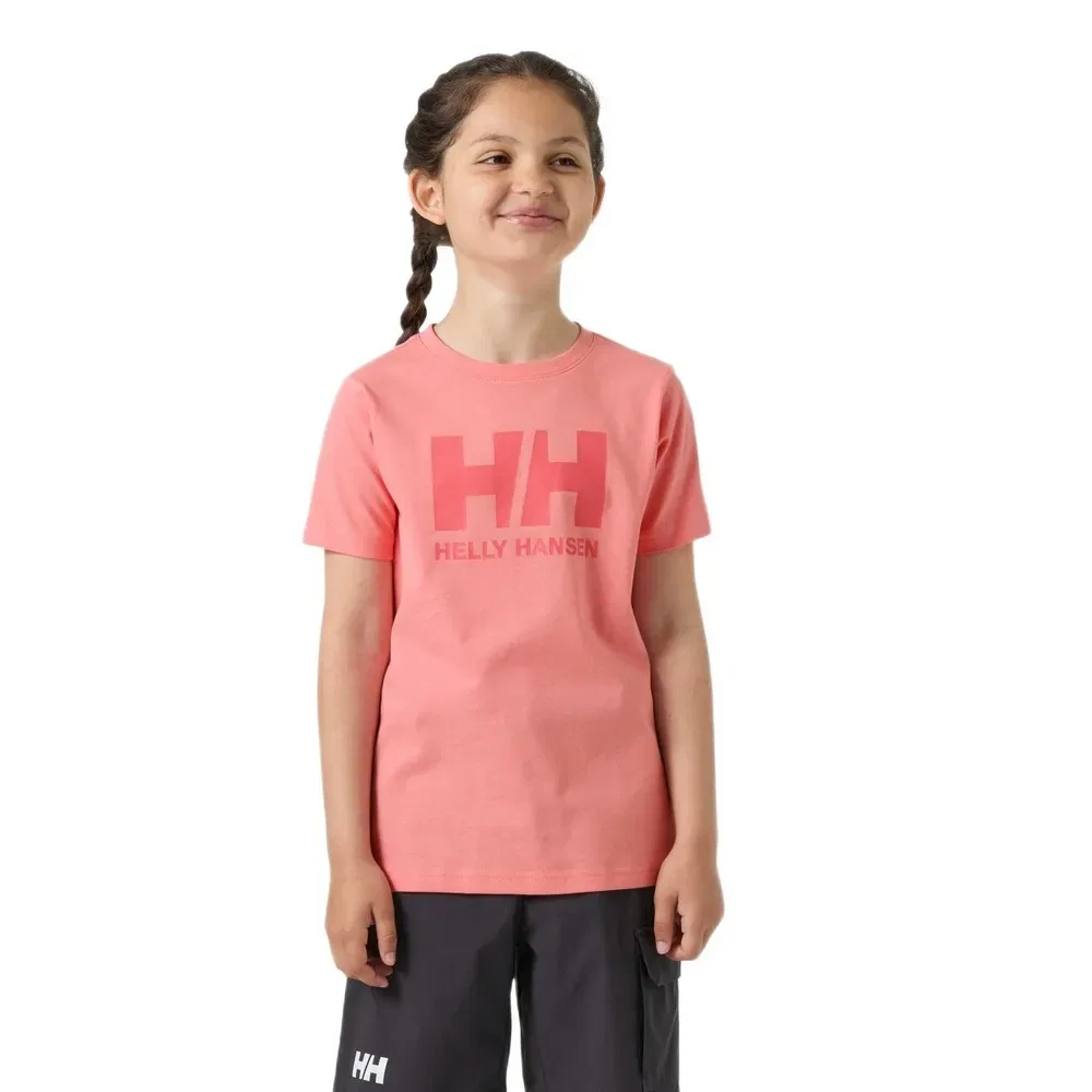 Детская футболка для мальчиков хлопковая Helly hansen, Pink