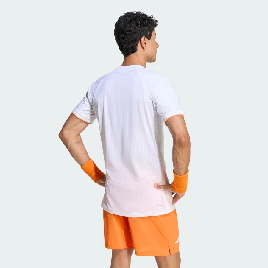 Футболка с длинным рукавом Performance KG6054 Tennis Climacool Freelift Tee Pro adidas, Белый — фото 2