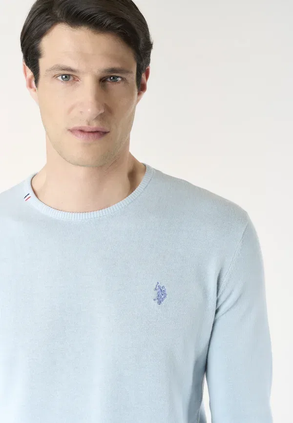 Джемпер дышащий Jumper U.S. Polo Assn., Blu, синий — фото 4
