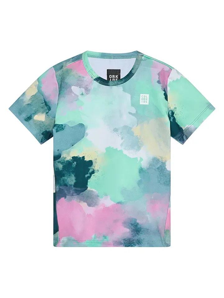 Футболка с принтом Color Kids, разноцветный