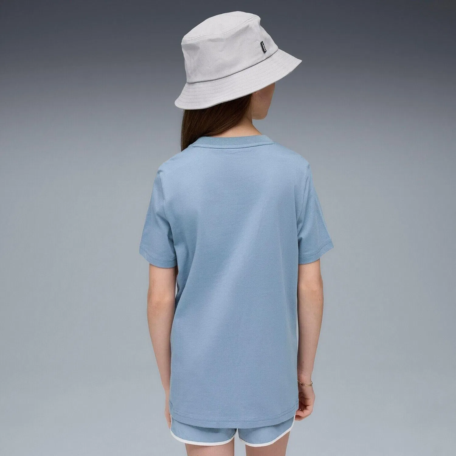 Детская футболка Puma Ess No. 1 Logo Tee G, Blau — фото 2